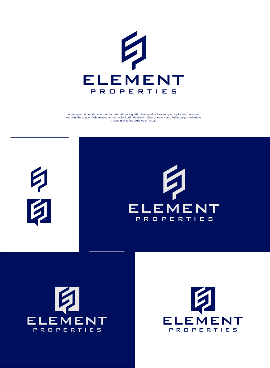 Logo Design by artswolf for Element Properties | Design #28971789