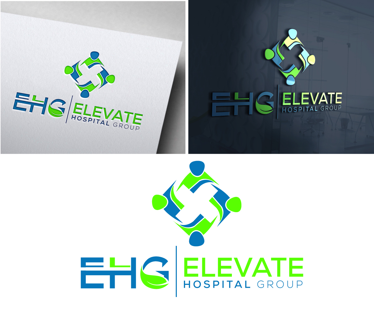 Logo Design by Om Namah Shivay for Elevate Hospital Group | Design #28938124