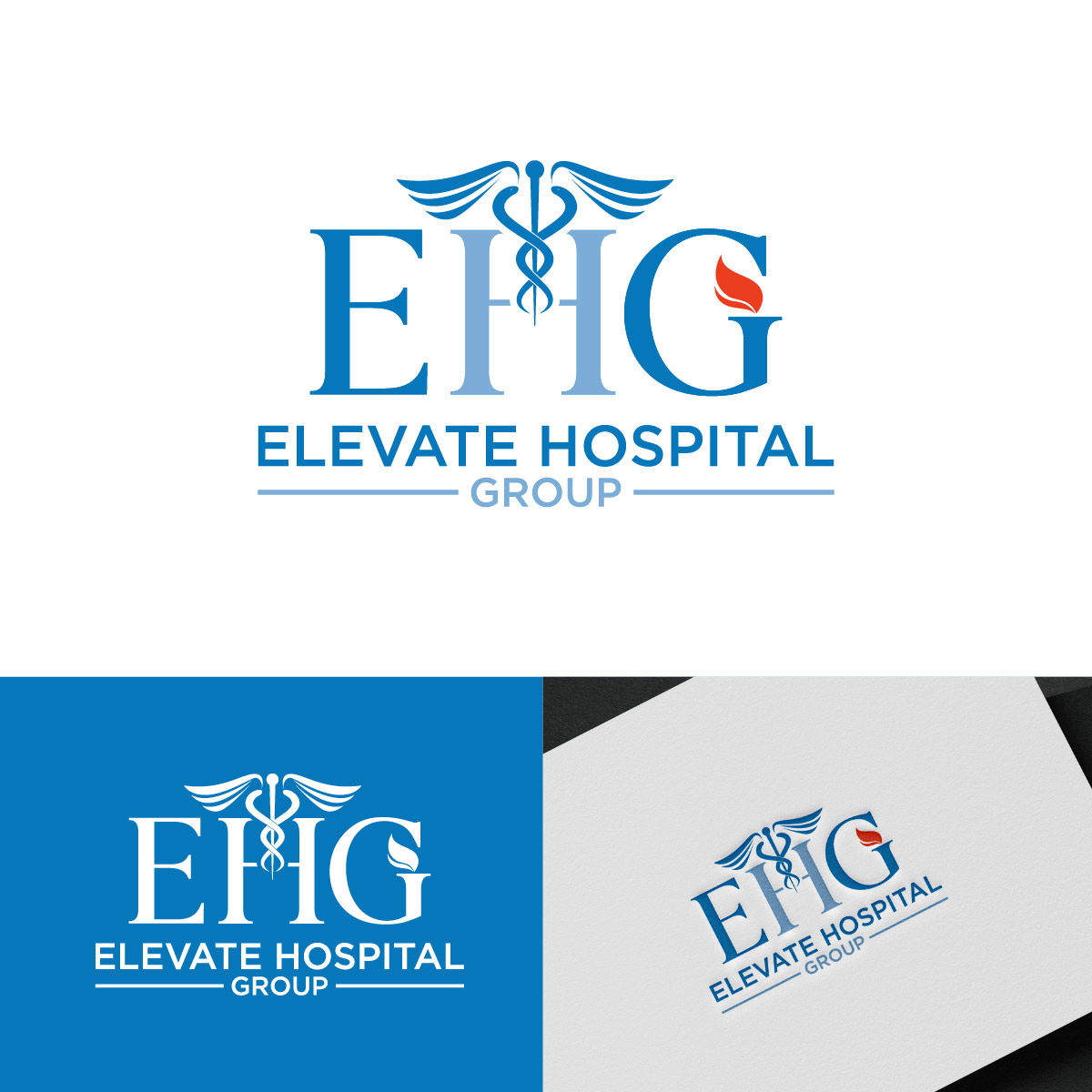 Logo Design by fly  design for Elevate Hospital Group | Design #28937736