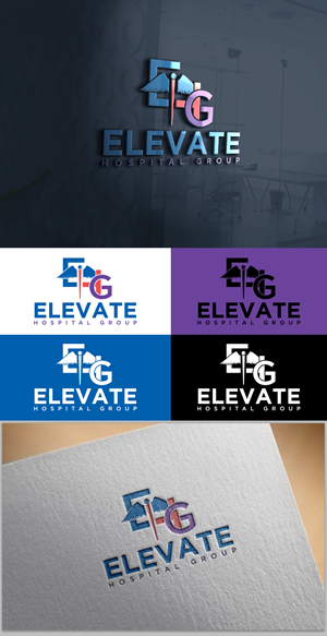 Logo Design by fly  design for Elevate Hospital Group | Design: #28937807