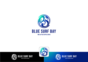 Blue Surf Bay Waterpark | Logo Design by ~idiaz~
