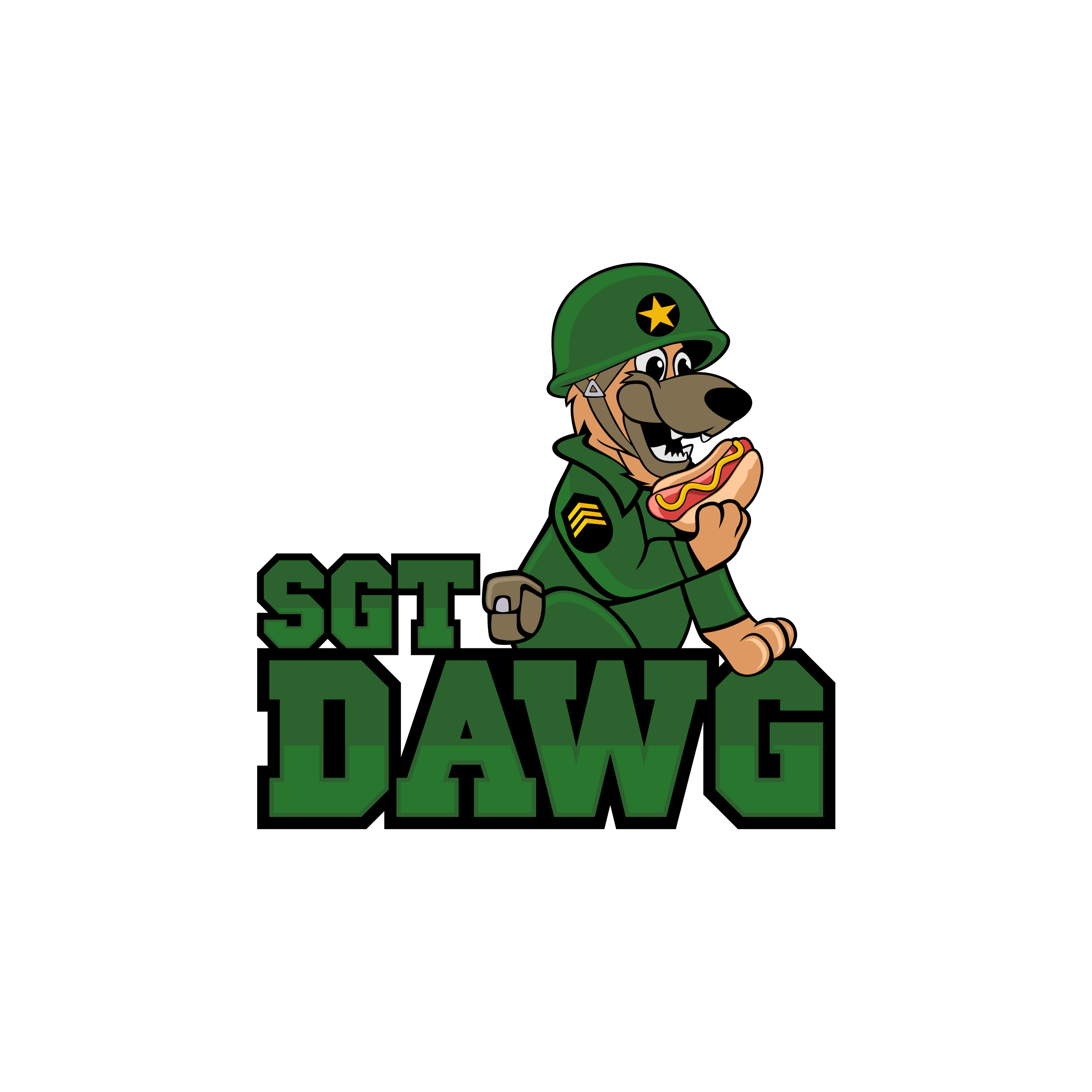 Logo Design by luckdesign for SGT Dawg | Design #28937957