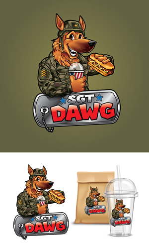 SGT DAWG | Diseño de Logo por ally designs