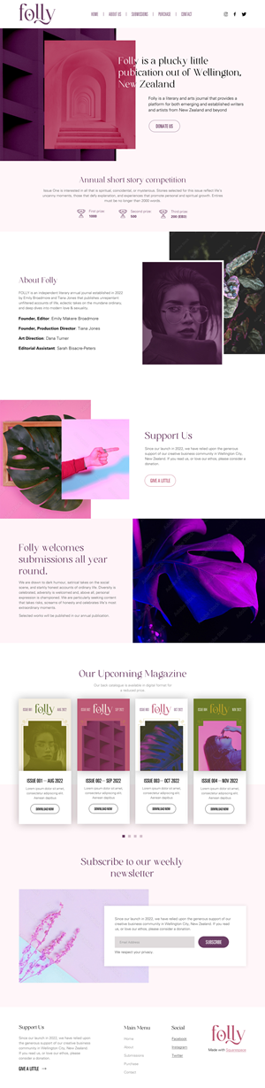 Web Design by Sujit Banerjee for Heft Communications | Design: #28949437