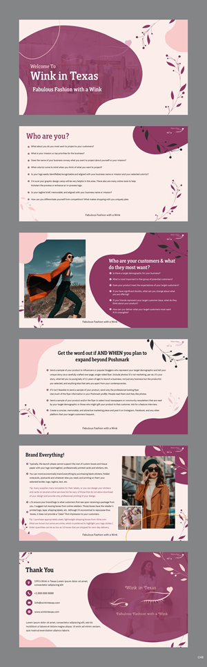 DISCUSSION TOPICS: Launching Miss Makayla’s New e-Commerce Business | PowerPoint Design by pb