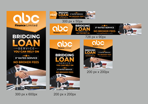 Diseño De Banner Publicitario por KreativeMadz para ABC Finance Ltd. | Diseño: #28942359