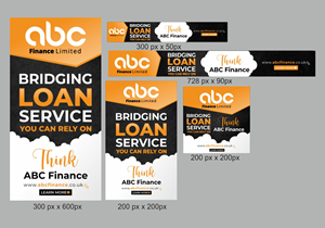 Diseño De Banner Publicitario por KreativeMadz para ABC Finance Ltd. | Diseño: #28947520