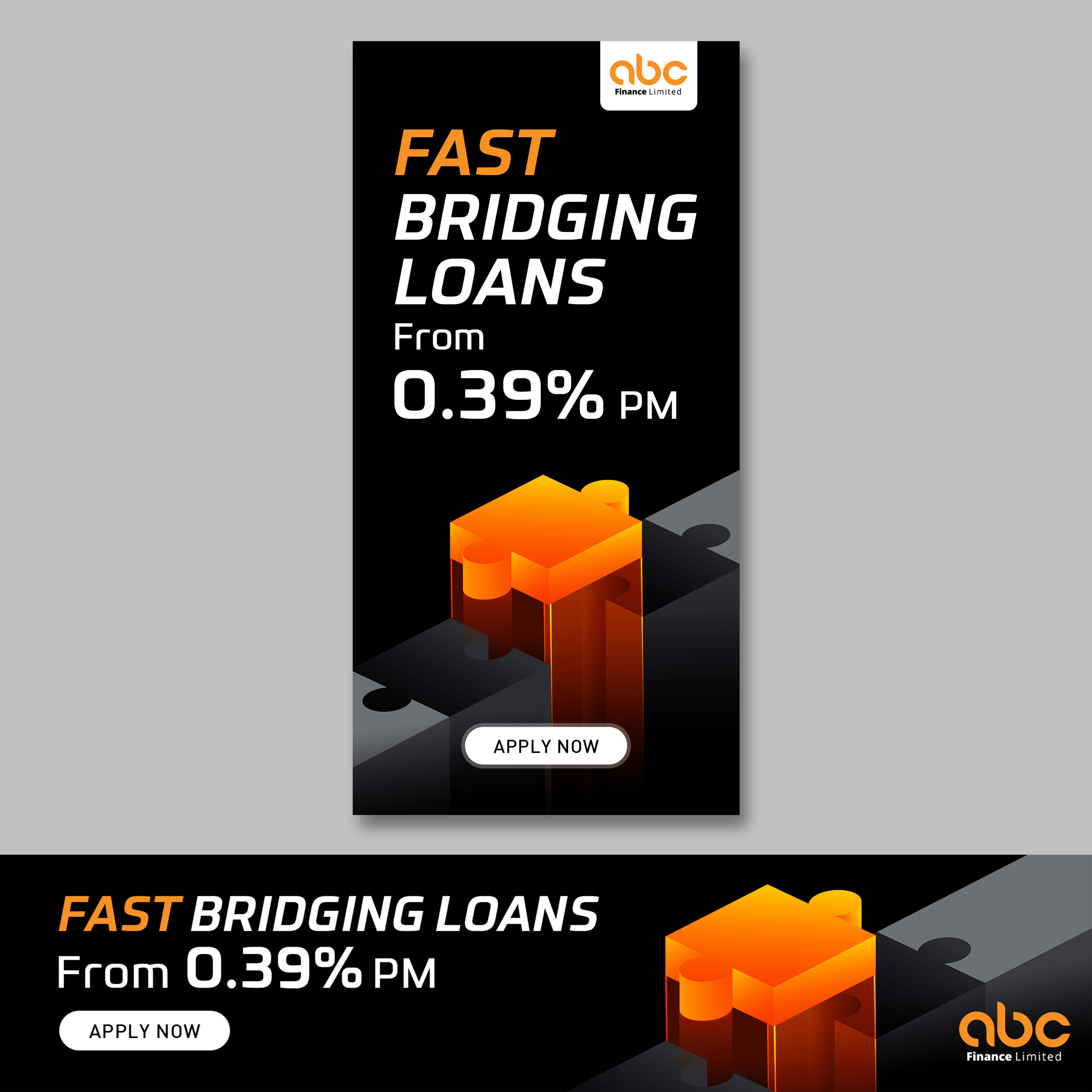 Banner Ad Design by Supun Wirajith for ABC Finance Ltd. | Design #28978263