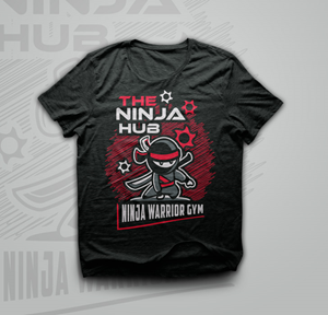 The Ninja Hub fun t-shirt | T-shirt Design by Ena