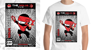 The Ninja Hub fun t-shirt | T-shirt Design by Yakuza20