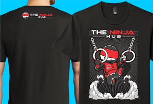 The Ninja Hub fun t-shirt | T-shirt Design by Yakuza20