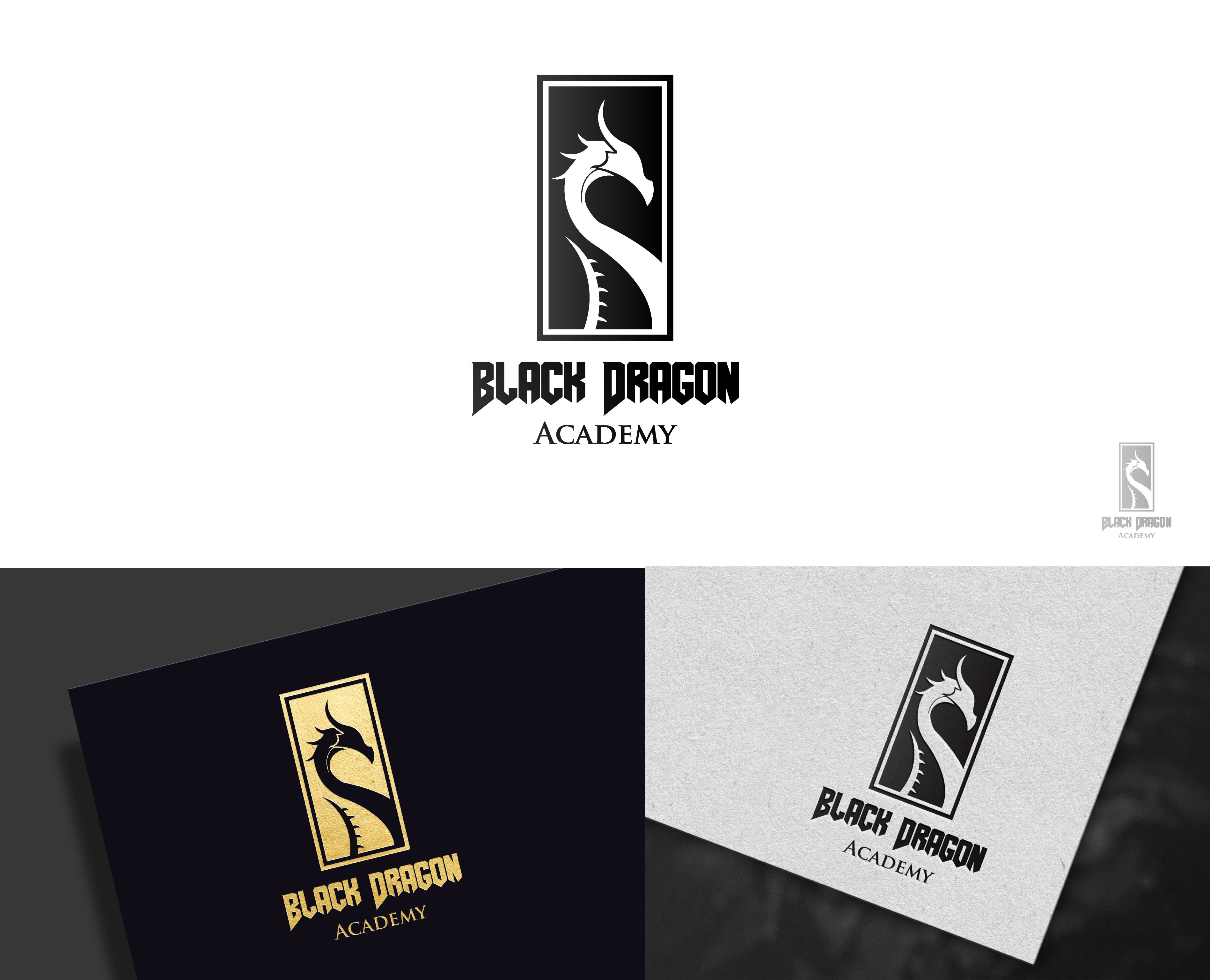 Logo Design by Graphica Studio for mhale@blackdragonacademy.org | Design #28957161