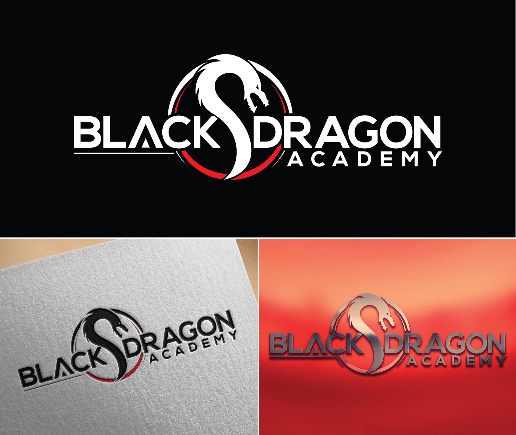Logo Design by Atec for mhale@blackdragonacademy.org | Design #28944624