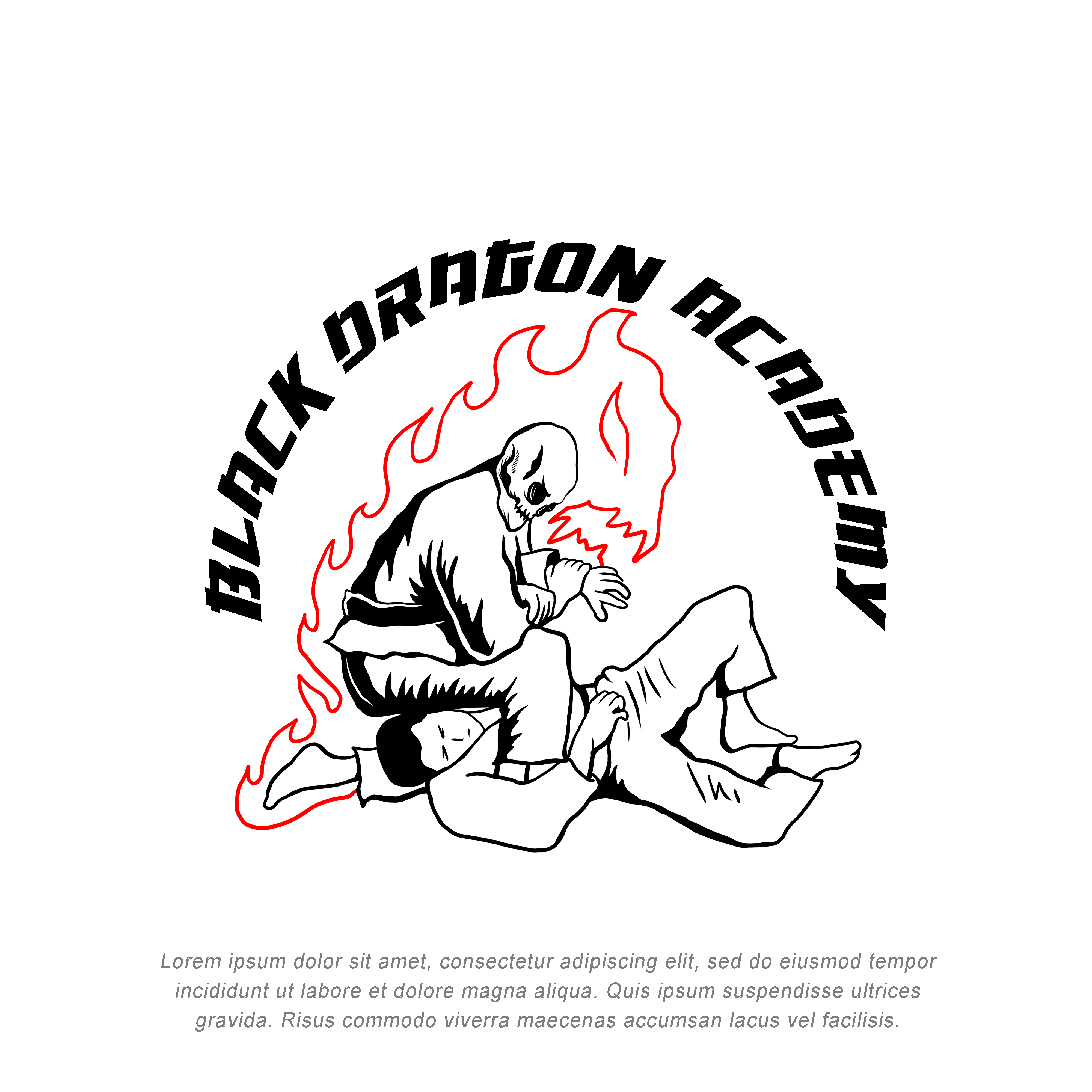 Logo Design by sastra wiguna for mhale@blackdragonacademy.org | Design #28966052