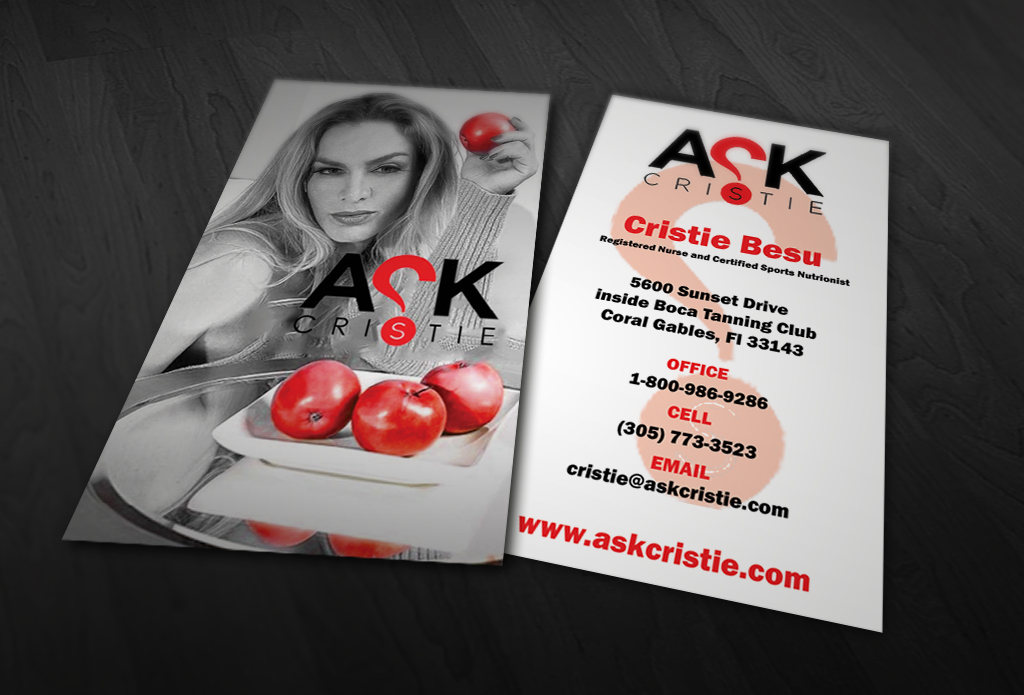 Design de Carte de Visite par Cyanide Design pour Eat Me Guilt Free Inc | Design #3081213