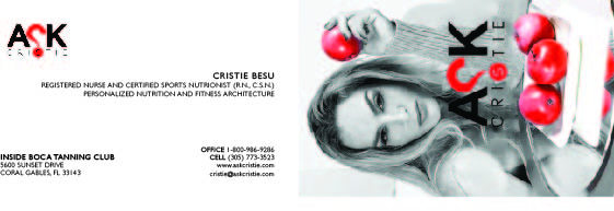 Business Card Design by OLiVeRX8 for Eat Me Guilt Free Inc | Design #3100454