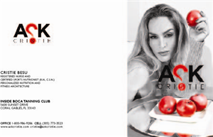 Design de Carte de Visite par OLiVeRX8 pour Eat Me Guilt Free Inc | Design : #3100459