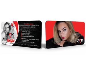 Business Card Design by Hardcore Design for Eat Me Guilt Free Inc | Design #3127137