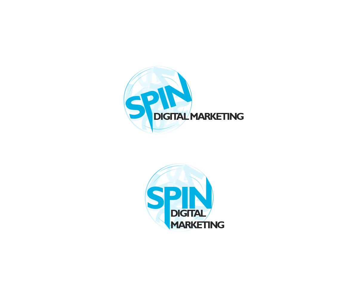 Logo Design by Pseudo for SPIN Digital Marketing | Design #3075310