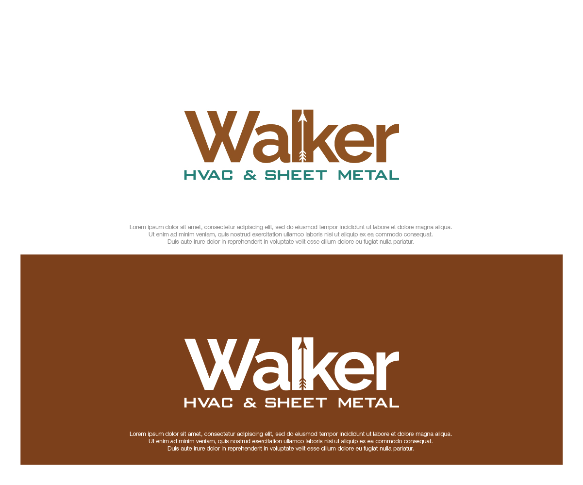 Logo Design by dstudios for Walker HVAC &  Sheet Metal | Design #28951691