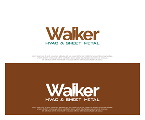 Design de Logo par dstudios pour Walker HVAC &  Sheet Metal | Design : #28951691