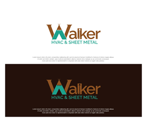 Walker HVAC & Sheet Metal | Logo-Design von dstudios