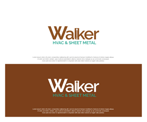 Design de Logo par dstudios pour Walker HVAC &  Sheet Metal | Design : #28984375