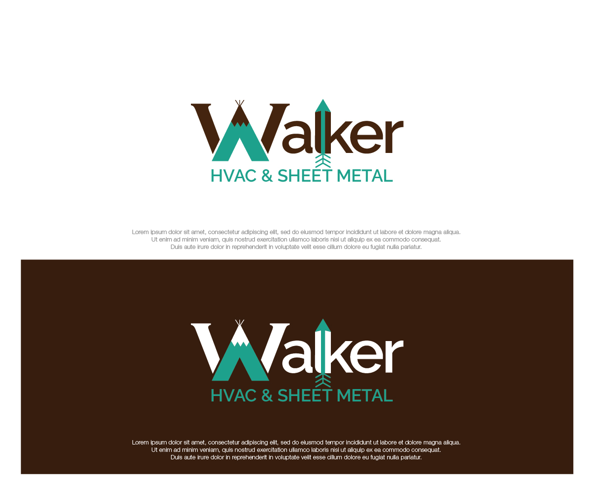 Logo Design by dstudios for Walker HVAC &  Sheet Metal | Design #28984376