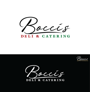 Logo Design by Ellene for Bocci’s Deli & Catering  | Design: #28967023