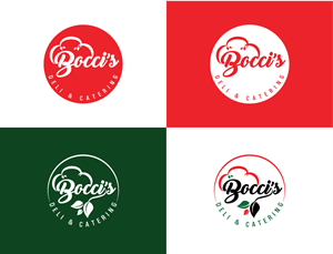 Logo Design by Ellene for Bocci’s Deli & Catering  | Design: #28967031