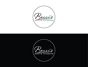 Logo Design by Ellene for Bocci’s Deli & Catering  | Design: #28984892