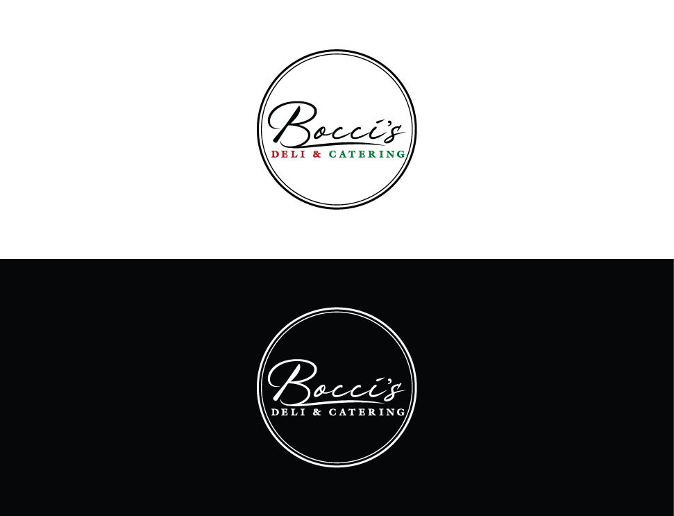 Logo Design by Ellene for Bocci’s Deli & Catering  | Design #28984929