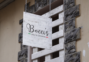 Logo Design by LogoEon for Bocci’s Deli & Catering  | Design: #28942422