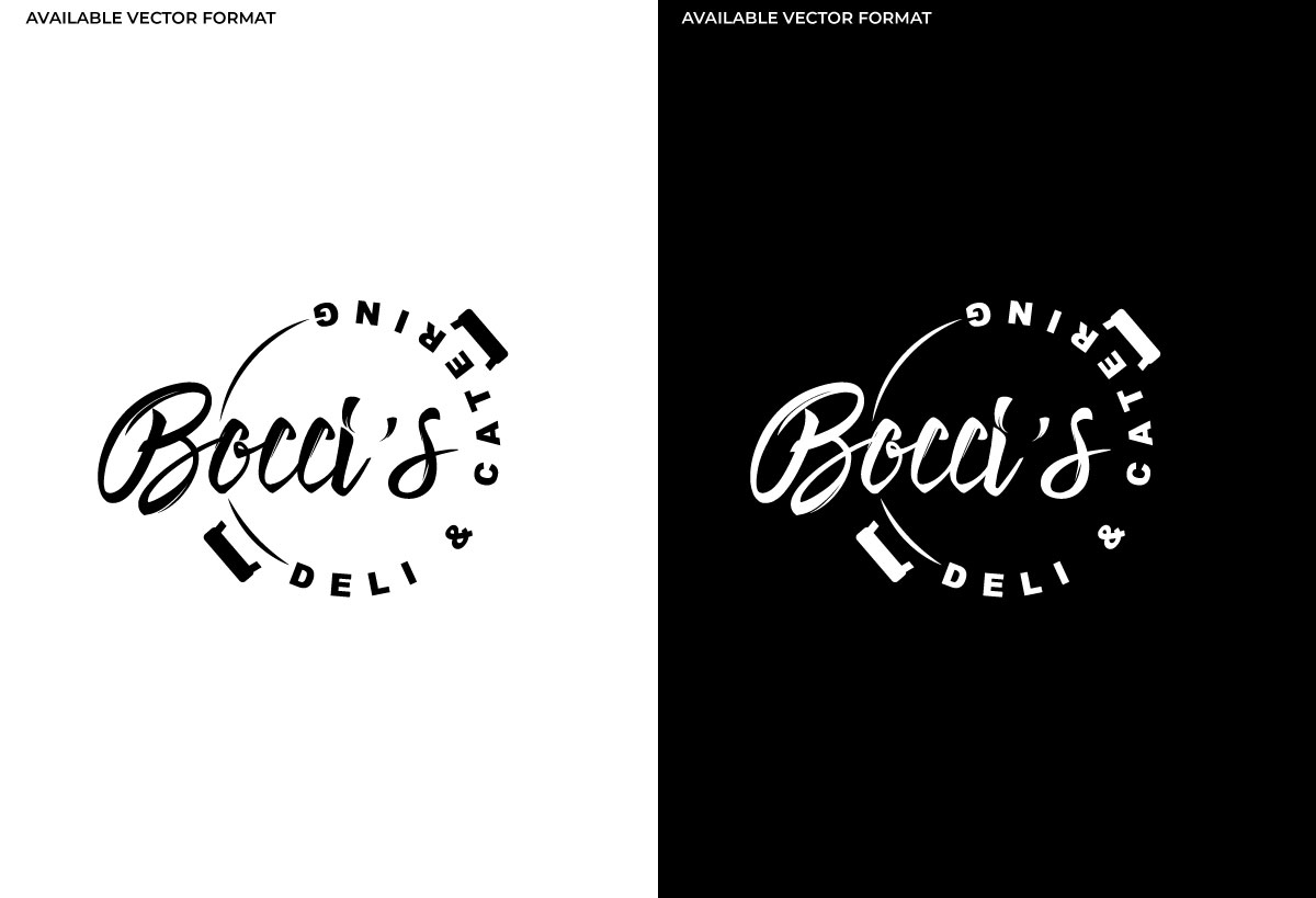 Logo Design by RS_Design for Bocci’s Deli & Catering  | Design #28946713