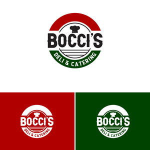 Logo Design by Revolt Team for Bocci’s Deli & Catering  | Design: #28947442