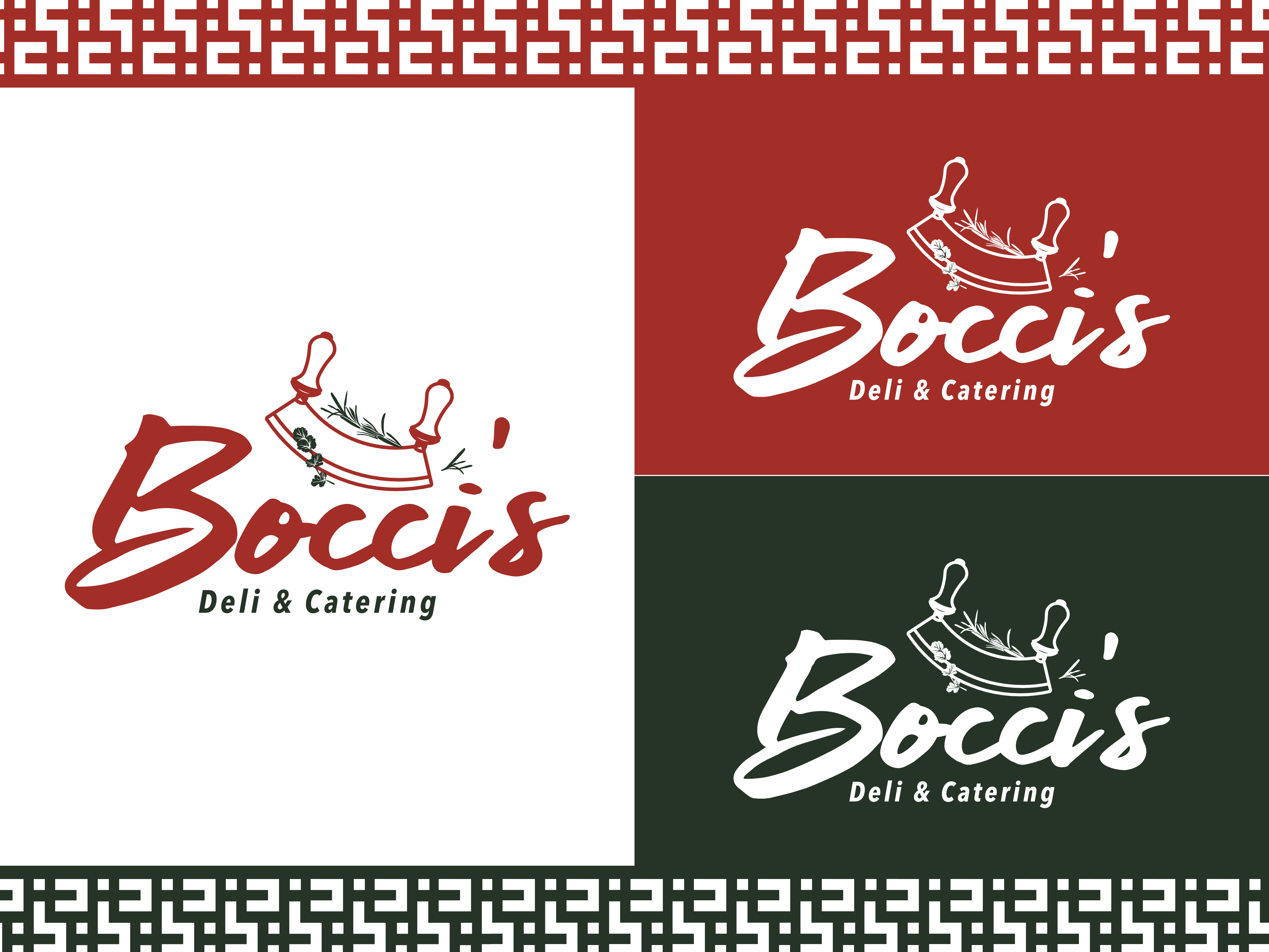 Logo-Design von ArrowGraphicDesign für Bocci’s Deli & Catering  | Design #28949538