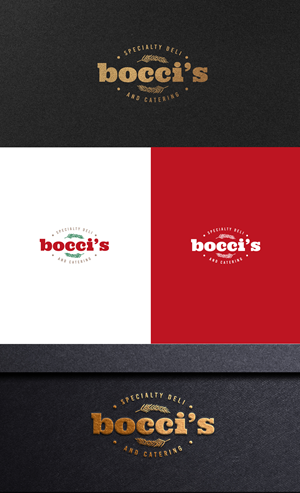 Logo Design by GLDesigns for Bocci’s Deli & Catering  | Design: #28945184