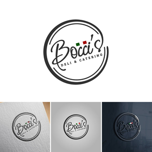 Logo Design by michellefrances for Bocci’s Deli & Catering  | Design: #28941519