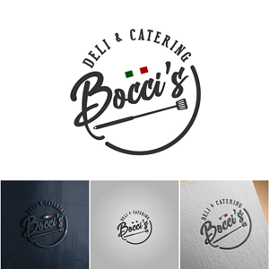 Logo Design by michellefrances for Bocci’s Deli & Catering  | Design: #28986297