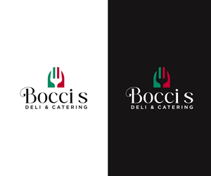 Logo Design by ecorokerz for Bocci’s Deli & Catering  | Design: #28942434