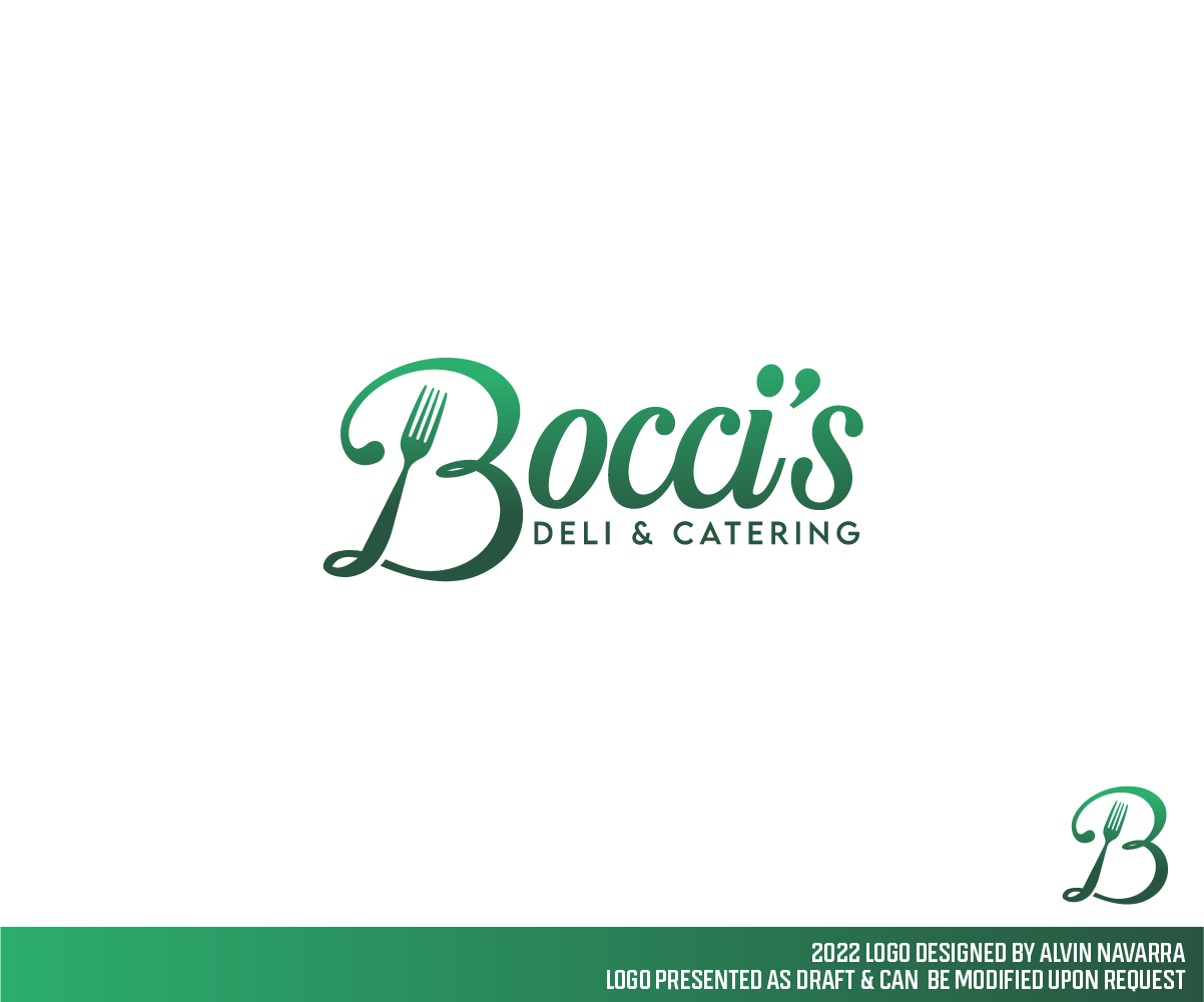 Logo Design by alvinnavarra for Bocci’s Deli & Catering  | Design #28957381