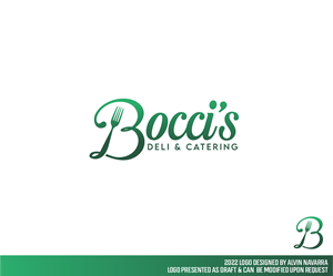 Logo Design by alvinnavarra for Bocci’s Deli & Catering  | Design: #28957381