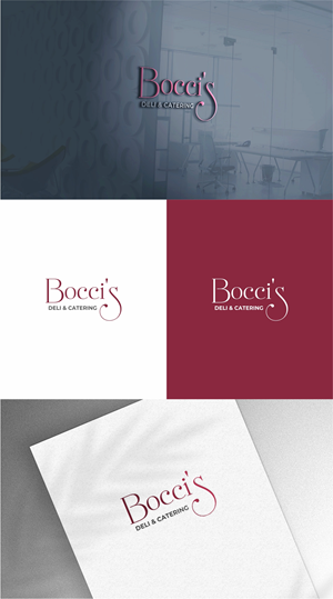 Diseño de Logo por Yug Dave para Bocci’s Deli & Catering  | Diseño #28940877