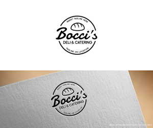 Logo Design by kimcam for Bocci’s Deli & Catering  | Design: #28996910