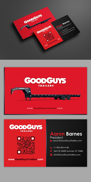 Good Guy Trailers | Visitenkarten-Design von ZeneFashions
