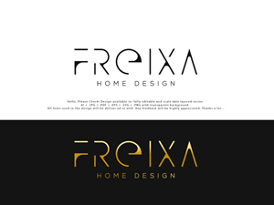Logo Design by Cliping_path for Freixa Home Design, LLC | Design: #28957930