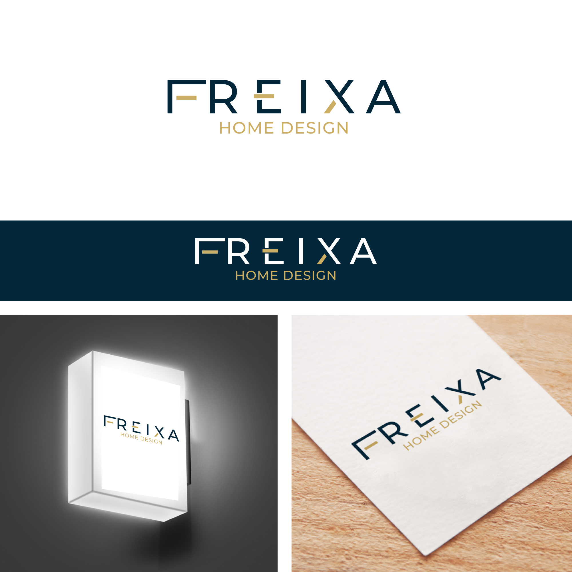 Logo Design by webeezine for Freixa Home Design, LLC | Design #28949521
