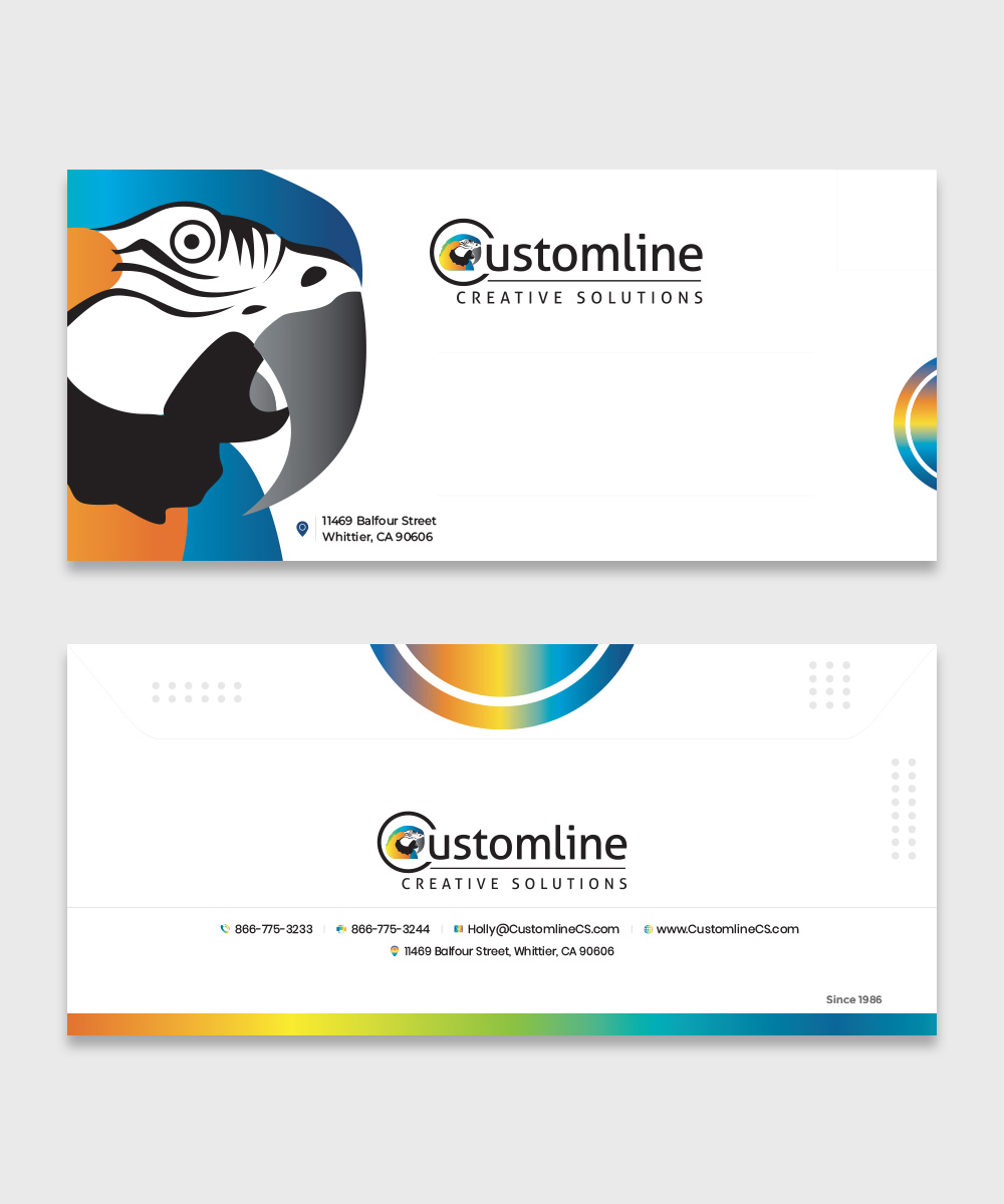 Envelope Design by Sandaruwan for Customline Creative Solutions | Design #28947660