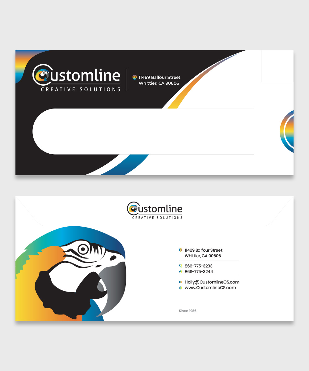 Envelope Design by Sandaruwan for Customline Creative Solutions | Design #28949773