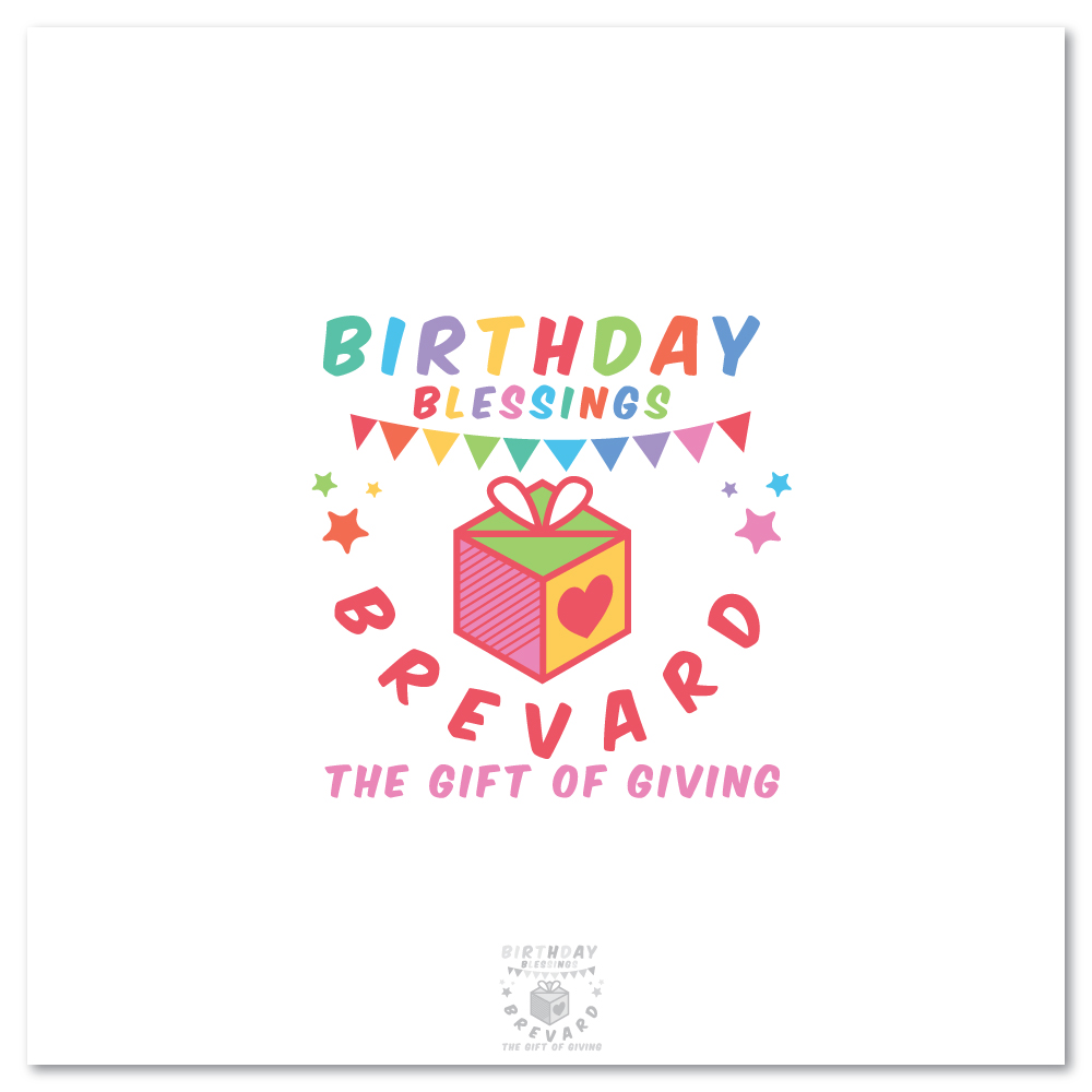 Logo Design by Sujit Banerjee for Birthday Blessings Brevard | Design #28949388